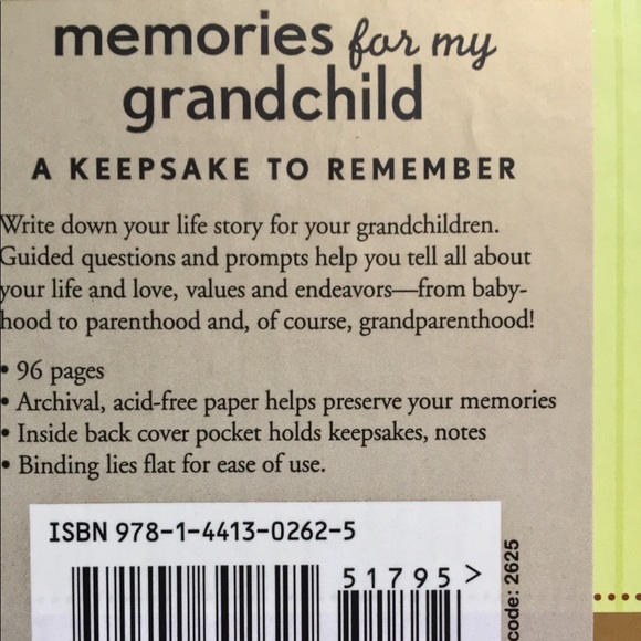 ❤️🆕 “Memories For My Grandchild” Journal - Picture 5 of 6
